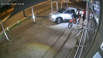 P﻿olice are searching for five thieves who allegedly stole four motorcycles in a ram raid in Sydney&#x27;s north west.