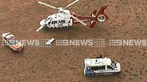 The man was airlifted to the Alfred Hospital in a critical condition, where he later died. (9NEWS)
