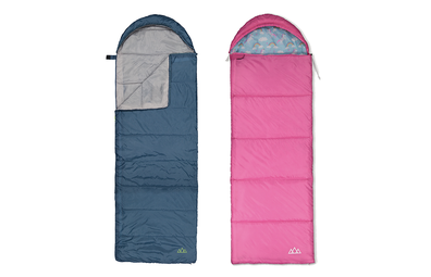 Kmart Trail Hooded Sleeping Bag and Unicorn Hooded Sleeping Bag for Kids