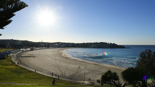 Balmy Bondi Beach. (AAP)