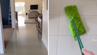 Professional cleaner reveals the secret to streak-free tiles on TikTok