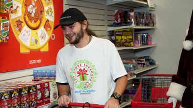  Prince Jackson attends the Heal LA Christmas event for underprivileged children, hosted in collaboration with Mattel, at Mattel on December 19, 2024 in El Segundo, California. (Photo by Olga Onate/Getty Images)