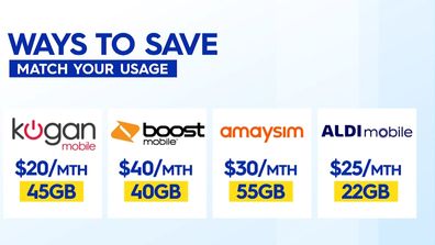 Mobile provider ways to save