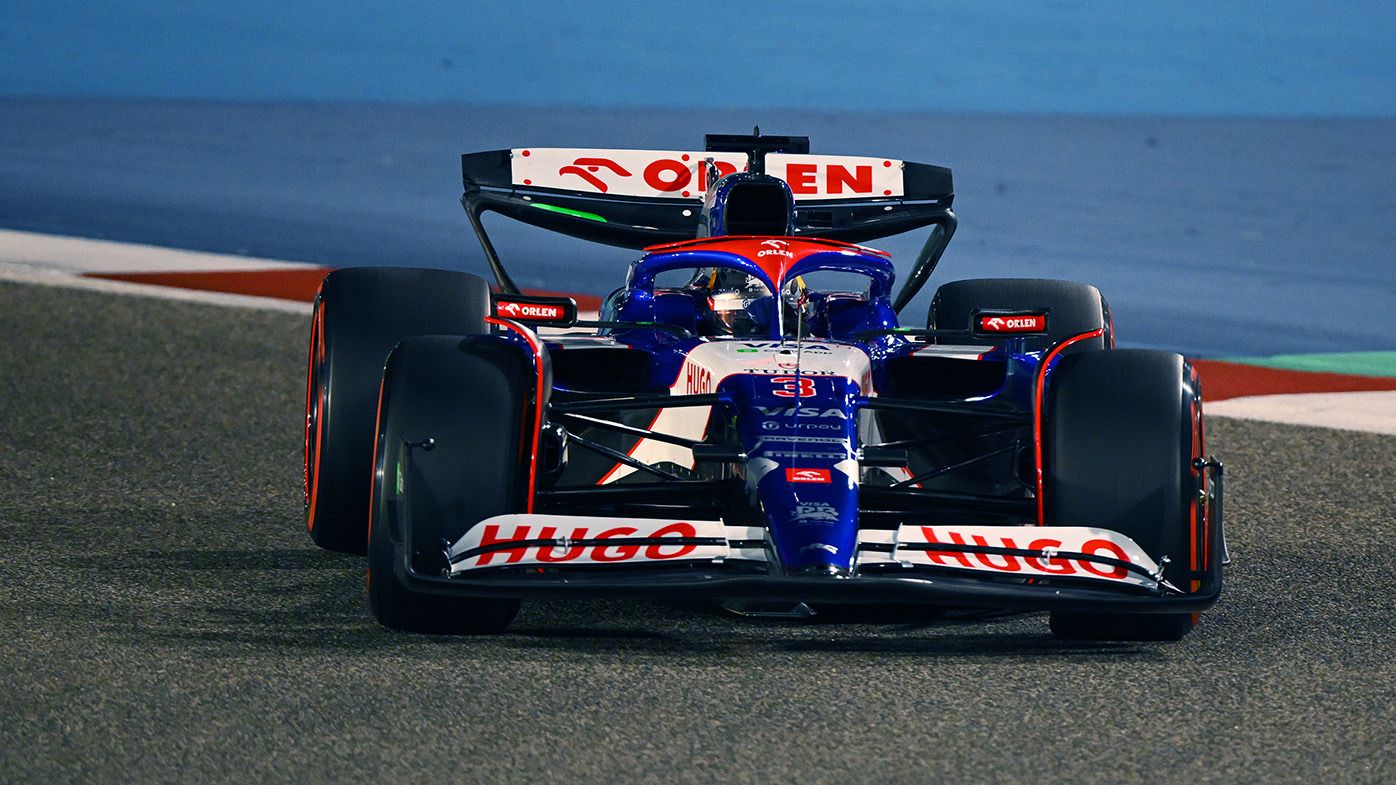 Daniel Ricciardo of Australia driving the (3) Visa Cash App RB VCARB 01 on track during qualifying ahead of the F1 Grand Prix of Bahrain at Bahrain International Circuit on March 01, 2024 in Bahrain, Bahrain. (Photo by Clive Mason/Getty Images)