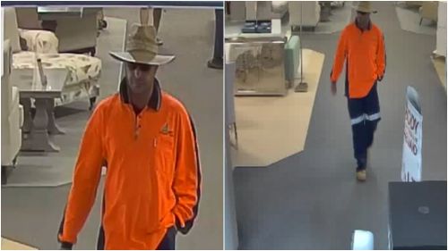The suspect is described as being aged in his 40s. (NSW Police)