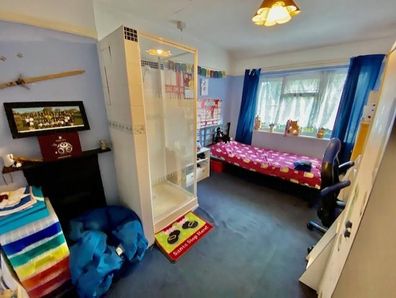Three-bedroom property in Birmingham, England, for sale with floorplan error.