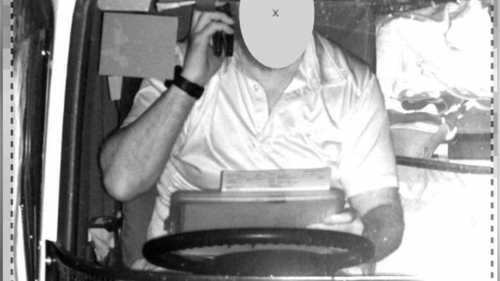 Most shocking of all, a truck driver was snapped driving at 100 km/hr with no seatbelt, with a mobile phone in one hand and a laptop in the other.