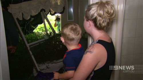 Ms Kinna with her son Mason. (9NEWS)