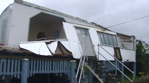 Many homes have suffered severe structural damage. (9NEWS)