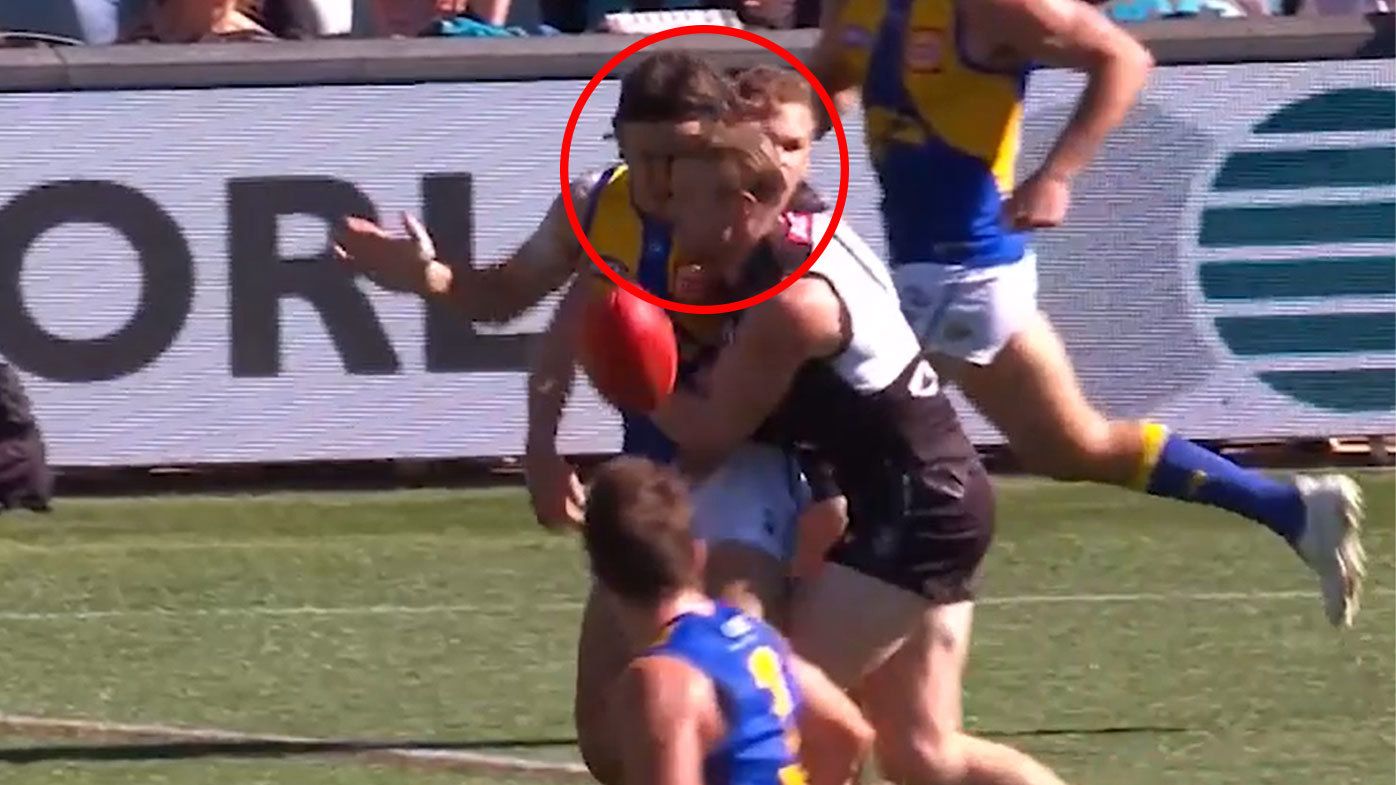 Port coach defends captain Tom Jonas' 'accidental' bump on Eagles youngster