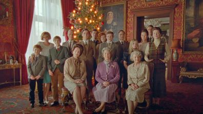 The Royal Family as seen in the first Spencer trailer