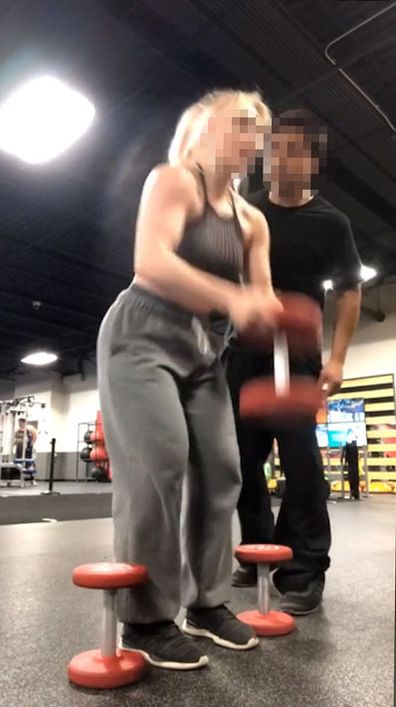 Creepy gym act