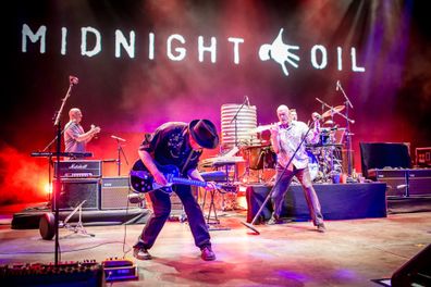 Midnight Oil on stage