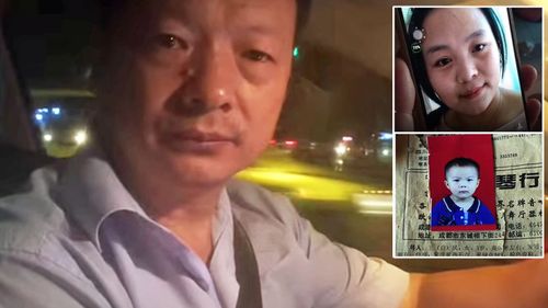 Wang Mingquing  took a job as a taxi driver and then private driver in the hope she would one day be a passenger. (Youtube/CGTN)