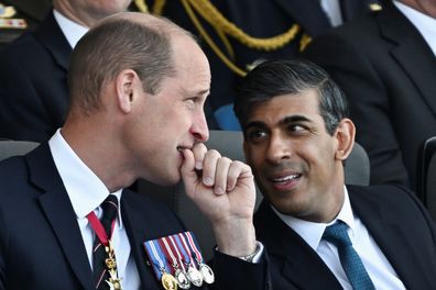 Prince William, Prince of Wales and British Prime Minister Rishi Sunak