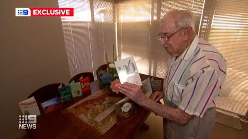 Gordon Ewers still lives on his own and says he doesn't view his 106th birthday as an achievement.