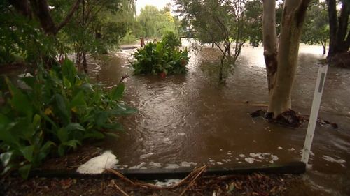 750 calls for help were made to the NSW SES overnight as well, with residents reporting water entering homes and properties. Picture: 9NEWS.