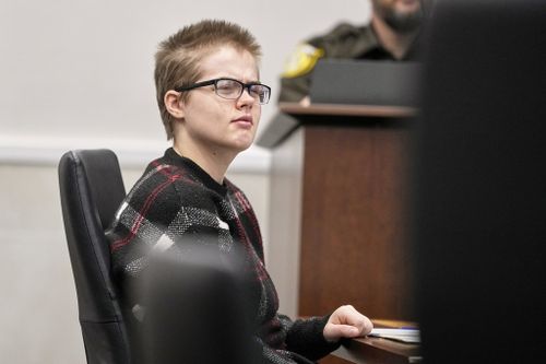 Morgan Geyser appears in a Waukesha County courtroom Thursday, Jan. 9, 2025, in Waukesha, Wis. (AP Photo/Morry Gash)