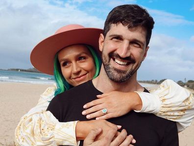 Singer Amy Sheppard marries longtime love Lachlan Stewart.