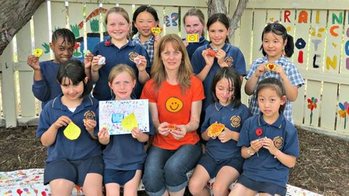 Lisa Currie (centre) has be running her Ripple Kindness Project since 2010.