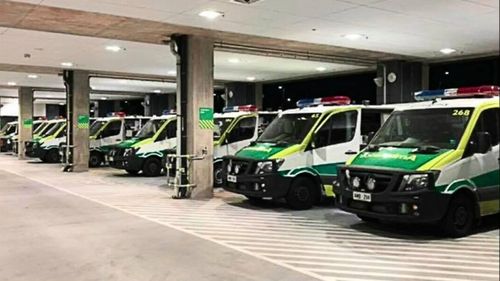 A record 18 ambulances were ramped at Royal Adelaide Hospital last night.