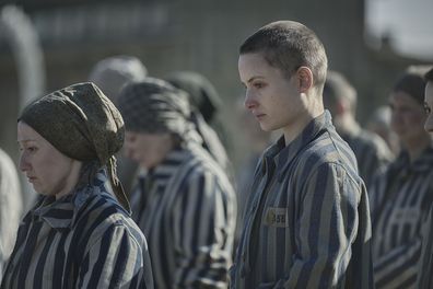 Anna Próchniak as Gita Furman in Stan series The Tattooist of Auschwitz