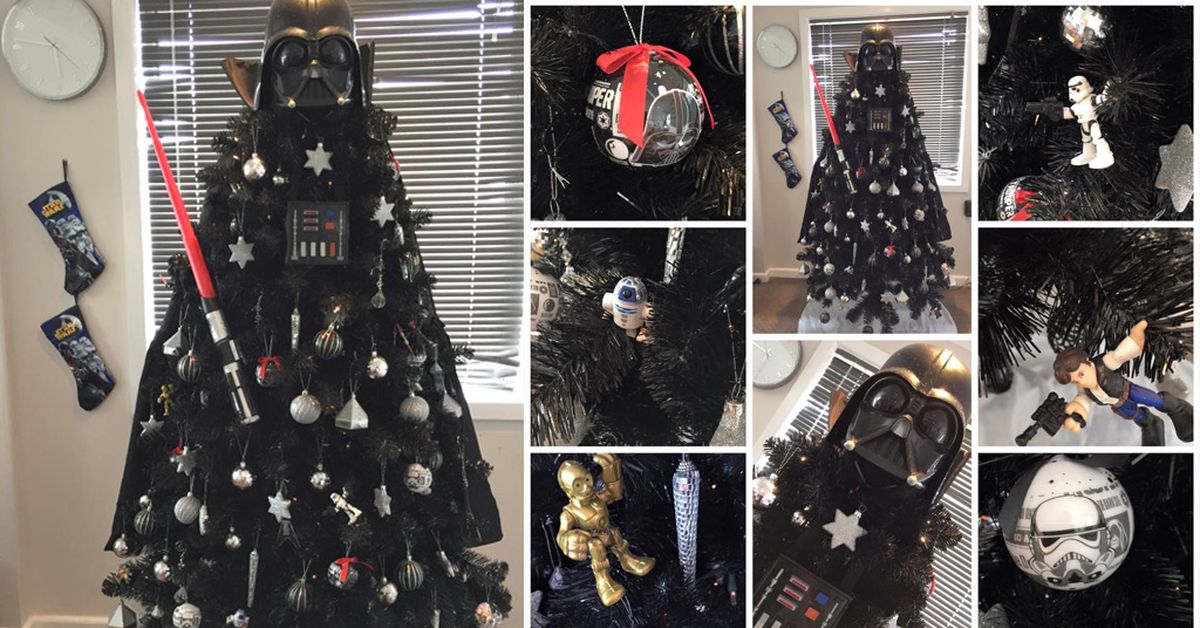 Star Wars Christmas tree 2015  Star wars christmas tree, Star wars  christmas, Star wars christmas decorations