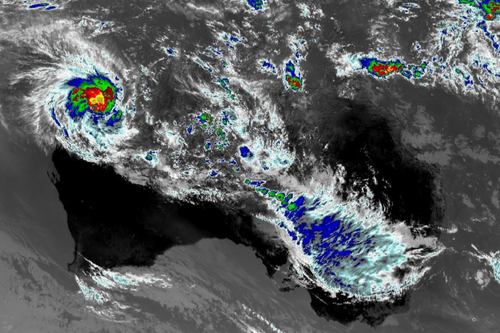 Ciclone tropicale Mitchell. 