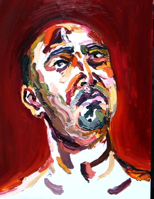 Sukumaran continued to paint prolifically in his final days, with this piece titled “Second Last Day”. (AAP)
