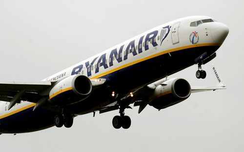 A Ryanair flight from Dublin to Zadar, Croatia, was diverted to Frankfurt-Hahn Airport. Picture: AAP