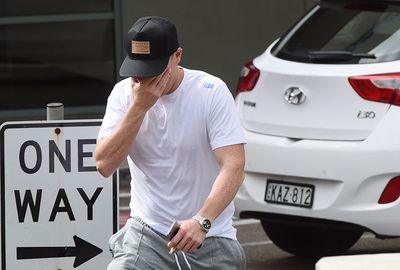 Brad Haddin was another seen arriving at St Vincent's hospital.