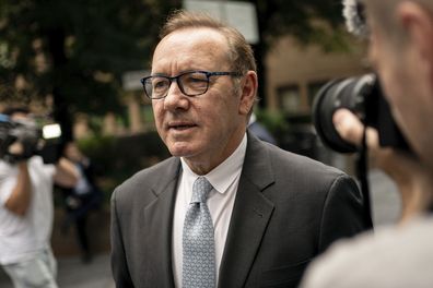 Actor Kevin Spacey leaves Southwark Crown Court, London, Thursday July 13, 2023.