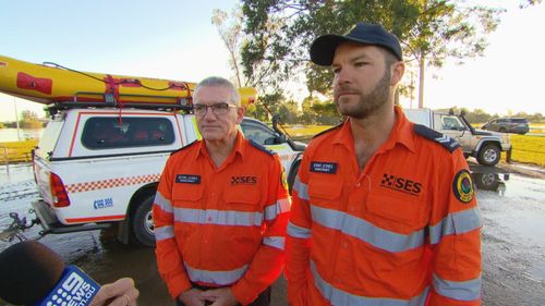 Kevin Jones and his son Ryan volunteer together for the SES.