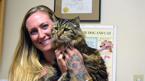 Corduroy's owner Ashley Reed Okura has owned him since she was seven. (Guinness World Record)