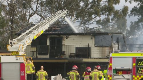 A house has caught fire in South Windsor in Sydney's north-west.