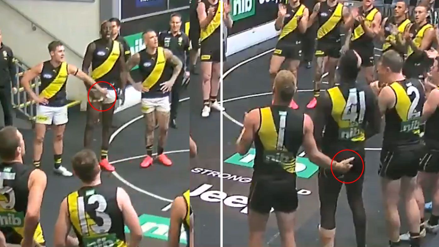 Afl News Richmond Tigers Groping Incident Mabior Chol Nick Vlaustin Jayden Short Dan Butler