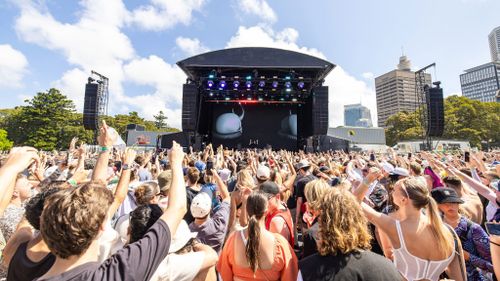 Police charged close to 100 people at the Fuzzy Field Day 2023 festival with drug offences.