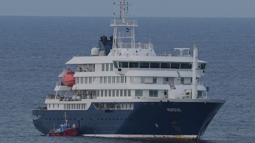 MV Hondius yolcu gemisi, Cape Verde'de.