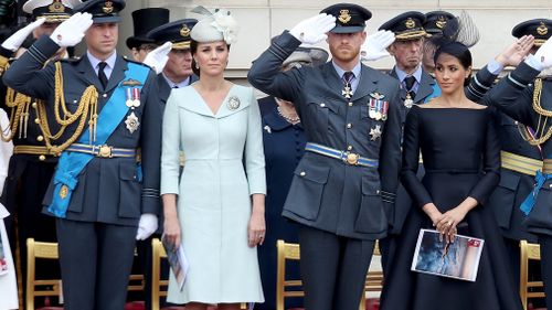 The Duke and Duchess of Cambridge and the Duke and Duchess of Sussex were there. Picture: Getty