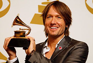 How many Best Male Country Vocal Performance Grammys has Keith Urban won?