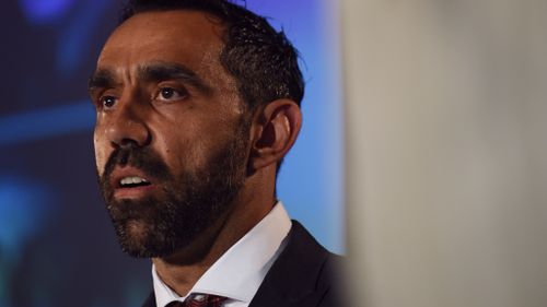 Adam Goodes hands over Australian of the Year award admitting Aussies 'still have a way go to' in the fight for equality