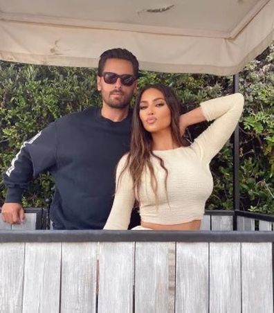 Scott Disick and Kim Kardashian.