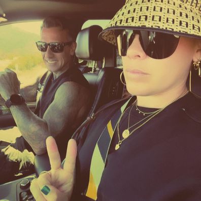 Pink and husband Carey Hart.