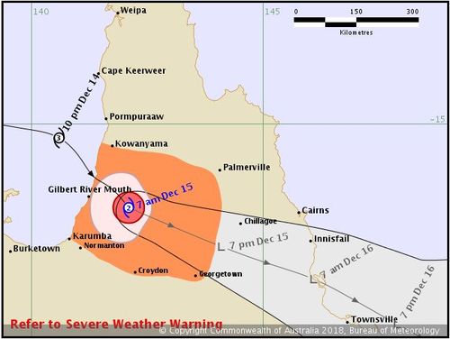 Cyclone Owen Queensland landfall