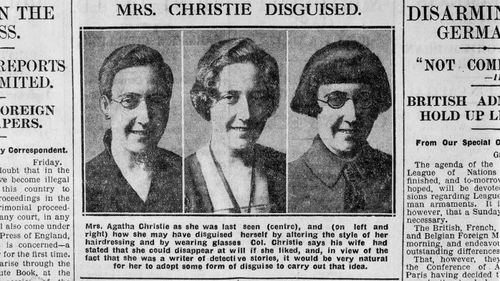 Polis, Christie’nin cesedini ararken, Daily News onun bir kılık değiştirmiş olabileceğini öne sürdü.