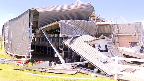 The Warwick Turf Club suffered damage to some of its facilities.