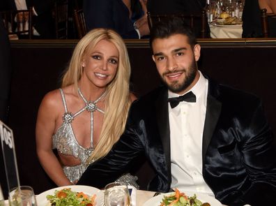 Britney Spears, transformation, photos, Sam Asghari, GLAAD Media Awards, April 12, 2018 in Beverly Hills, California.