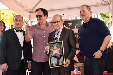 Pascal Vicedomini, Quentin Tarantino and Harvey Weinstein