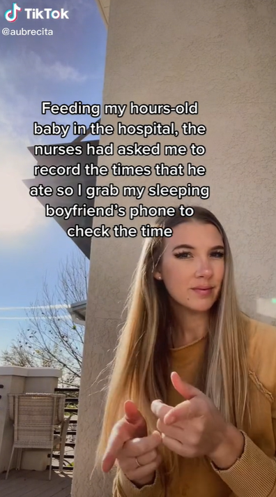 Woman found out boyfriend was cheating while nursing 'hours-old' baby