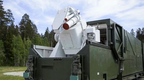 Russia has already developed laser weapons such as this land-based device.